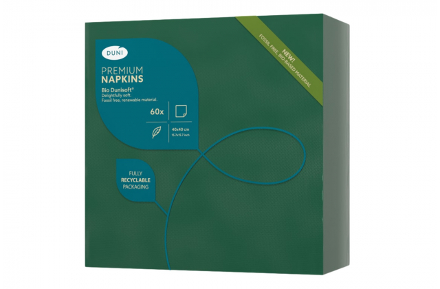 Servítky BIO DSF 200893 Dark Green 40x40cm