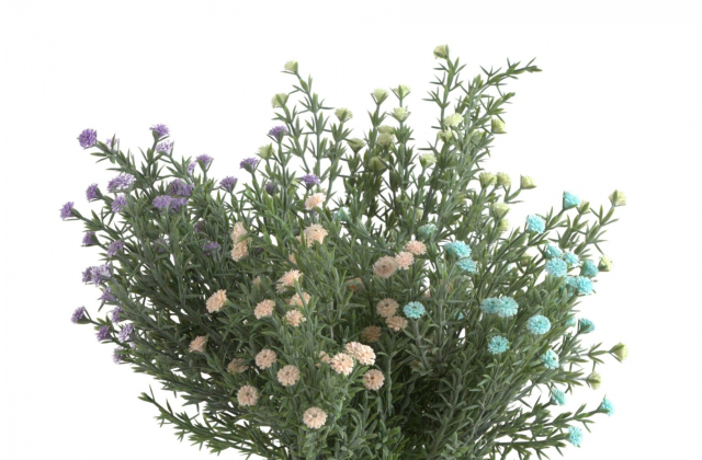 Umelá kytička gypsophila x 5 A7393 MIX