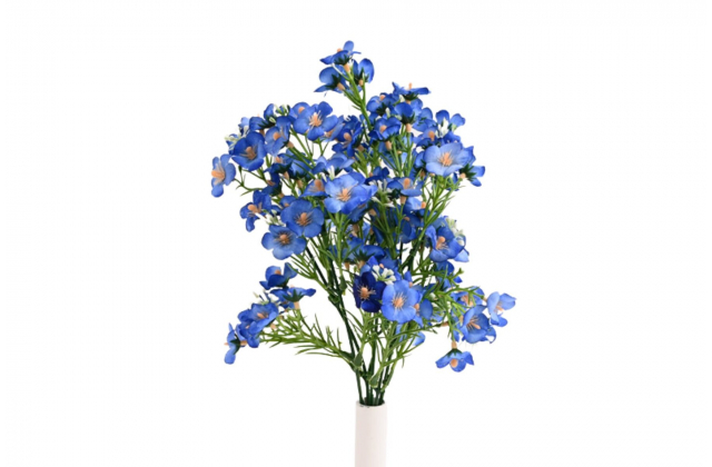 Umelá modrá poľná kytička 65 cm FG576