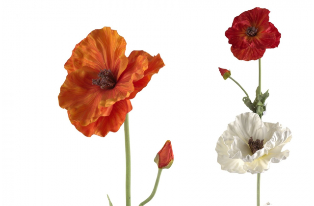 Umelý konár penový mak 24KW284 - MIX