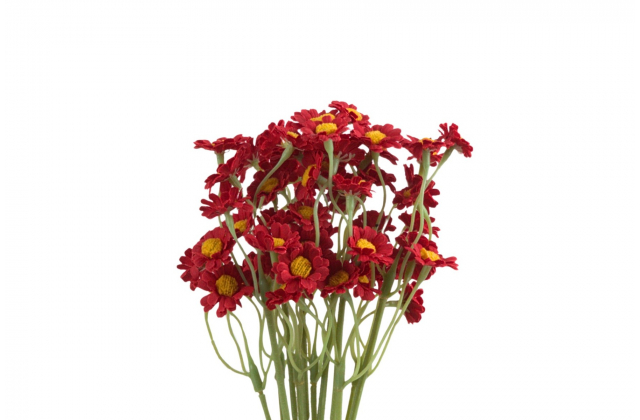Umelá kytica Tanacetum ( Vratič) červená zväzok 23KL1263