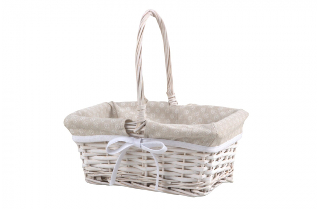 Prútený košík s látkou LT1810-195PC