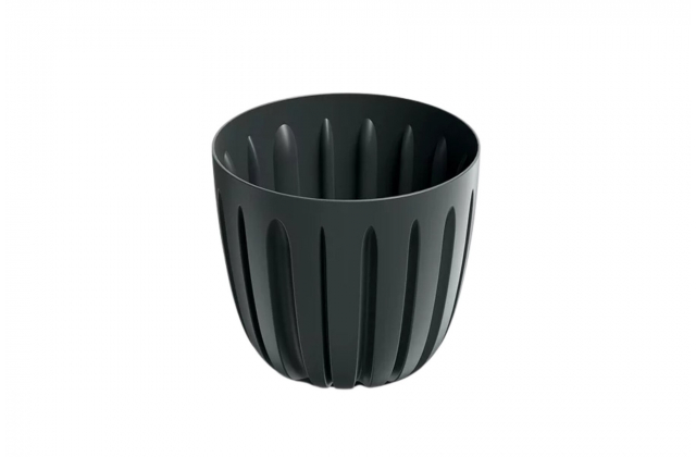 Kvetináč plastový DWA140L WARIO Carbon 446U