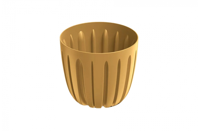 Kvetináč plastový DWA140L WARIO horčicový 117U