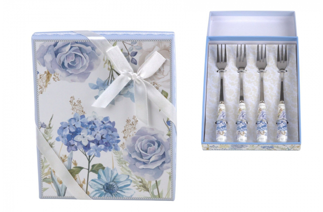 Dekoračná sada dezertných vidličiek (1sa) LC024S4/220 