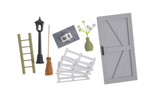 Miniatúrne záhradné doplnky do domček pre bábiky (1sa) HXM-24S1098 