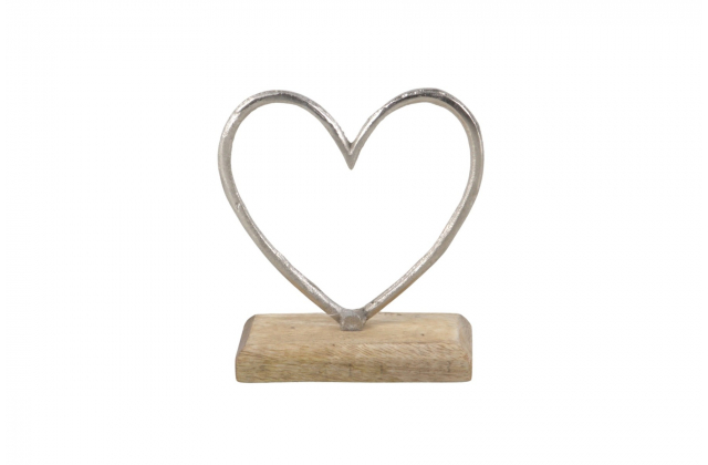 Dekorácia srdce 13,5cm X294 