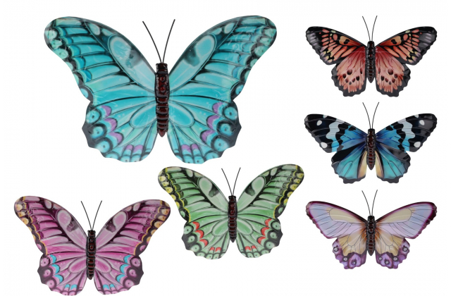 360043 Kovová dekorácia - motýľ 557105670