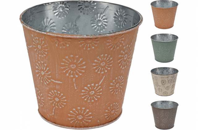 391047 Plechový obal / dekoračné vedro ME1000240