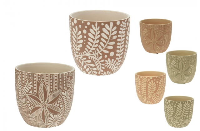 412933 Keramický obal / kvetináč- mix 066900310