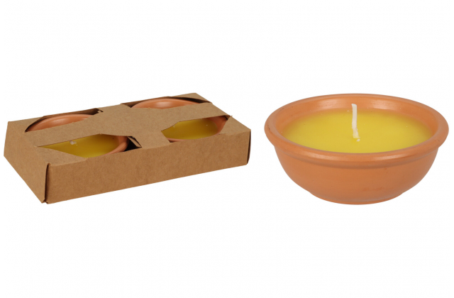 964357 Citrónová sviečka v keramike 35gr (1bal.) 422000030