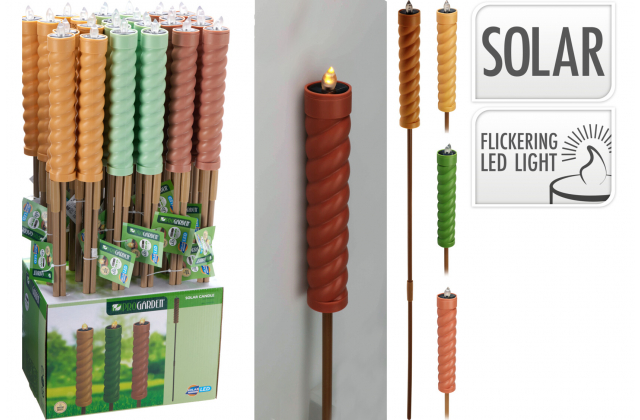 987660 Solárna záhradná sviečka zapich DX9300700