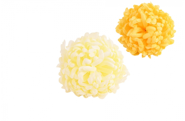 Umelé hlavy kvetov - vencovka Chryzantema ZH025-MIX