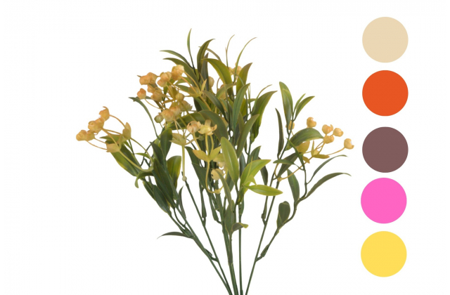 Umelá kytica gypsophila x 7 CV36481-MIX 