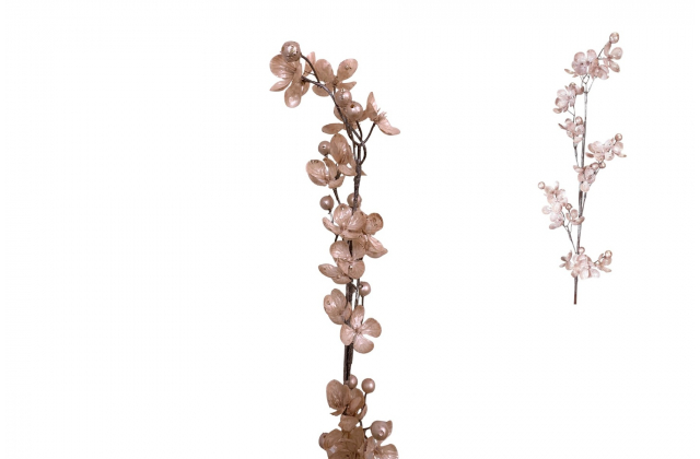 Umelý konár kvety metalické 95 cm CV37420 - MIX