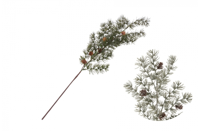 Umelý konár čačina so šiškami 90 cm CV36317