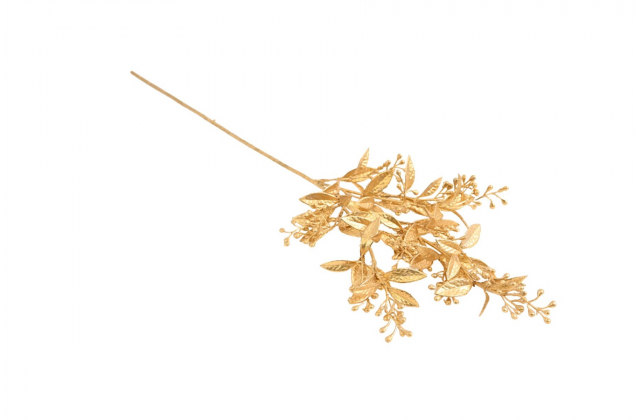 Umelý zlatý konár imelo 68 cm BV07177