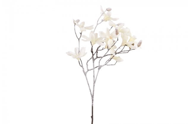 Umelý konár zasnežená magnólia CV36630 