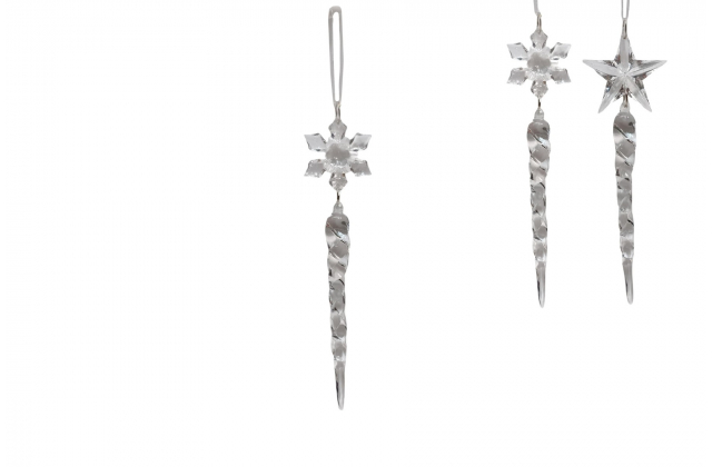 Vianočná ozdoba cencúľ na zavesenie 189055 - XNA22023901