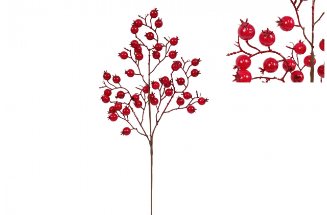 Umelý konár červené šípky 46 cm 362519 - XNA24040341