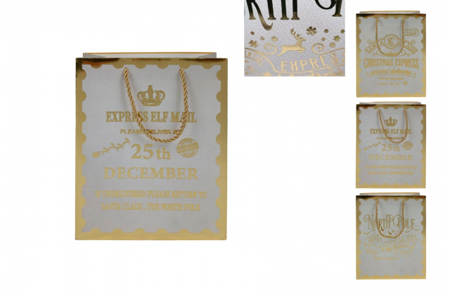 Vianočná darčeková taška 390758 - XNA24066331- MIX