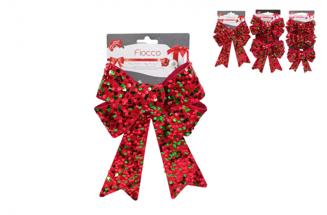 Vianočná dekoračná mašľa (1bal.) 395005 - XNA24070201-MIX