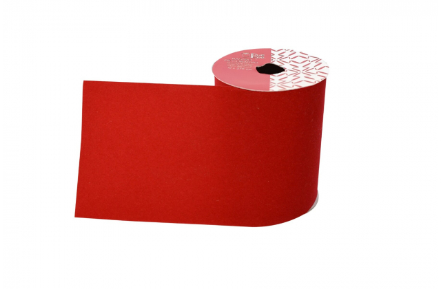 Červená zamatová stuha 10 cm x 270 cm 557804 - XNA15004271