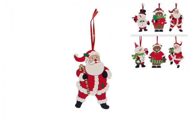 Vianočná ozdoba postavička na zavesenie 603860 - XNA16001421-MIX