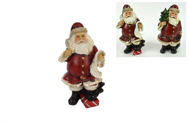 Vianočná dekorácia soška Mikuláš 14,5 cm 676338 - XNA16003421