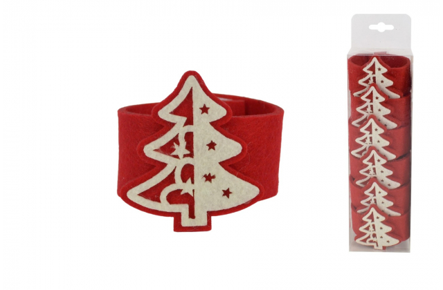 Vianočný flicový držiak na servítku (1bal.) 788604 - XNA17014131
