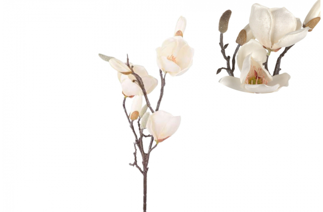 Umelý vianočný konár magnólia CV36636