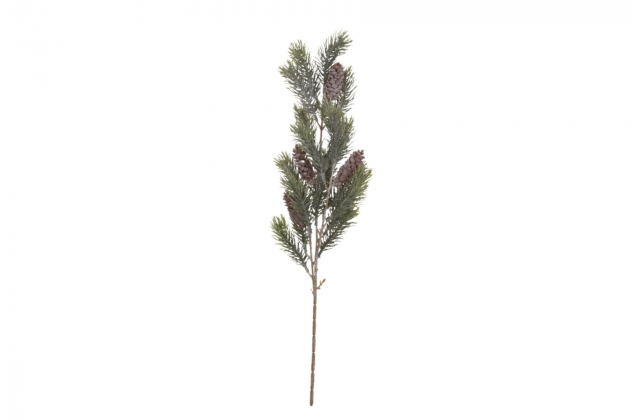 Vianočný konár čačina so šiškami 62 cm ZHU029 