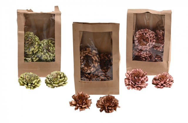 Dekoračná sušina – sušená ruža 8 cm (1bal.) 11697-MIX