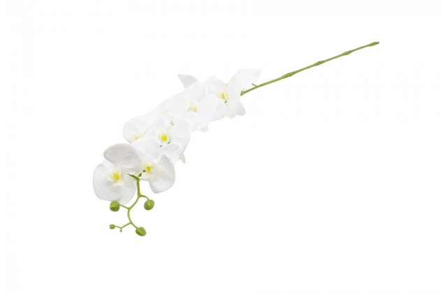 Umelá orchidea biela 90 cm CV31287-1