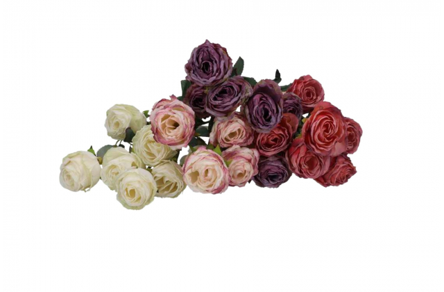 Umelý konár ruža x7 CV38329-MIX 