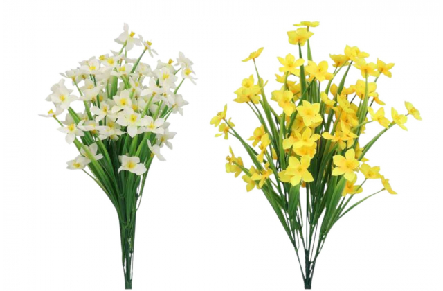  Umelá kytička narcis x 11 CV38397-MIX