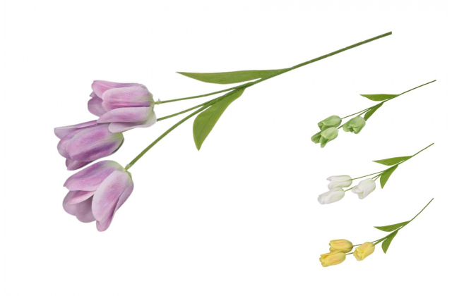 Umelý konár tulipán x 3 CV38611-MIX