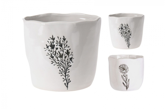 139854 Keramický kvetináč / obal 15x15x13cm 095004150