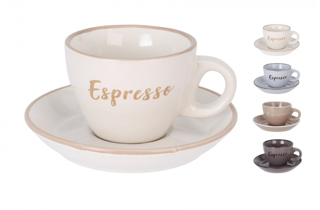 353977 Šálka s podšálkou 100ml ( 4 ) Q99000200