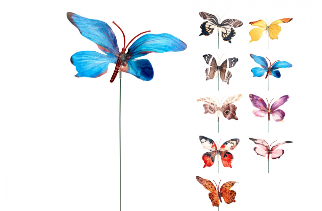 814270 Dekorácia motýľ zápich 12cm GR8001920