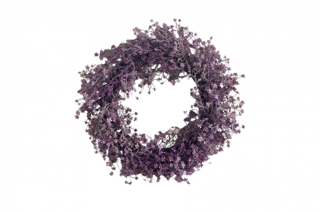 Veniec gypso 40 cm fialový SIO027 