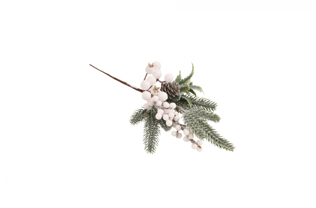 Umelý vianočný zapich bobule 29 cm BM060 