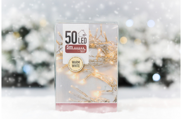 280876 TB Vianočné LED svetlá 5m+30cm 50LED AXS000660