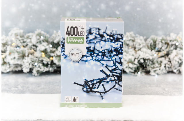 343805,361030 SB+8 Vianočné LED svetlá 8+3m 400LED vonk. AX8510000