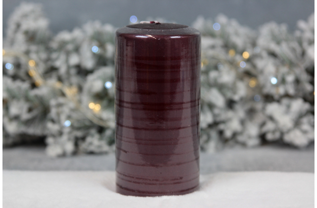 Sviečka valec 70/140 - KRB/510C - bordová