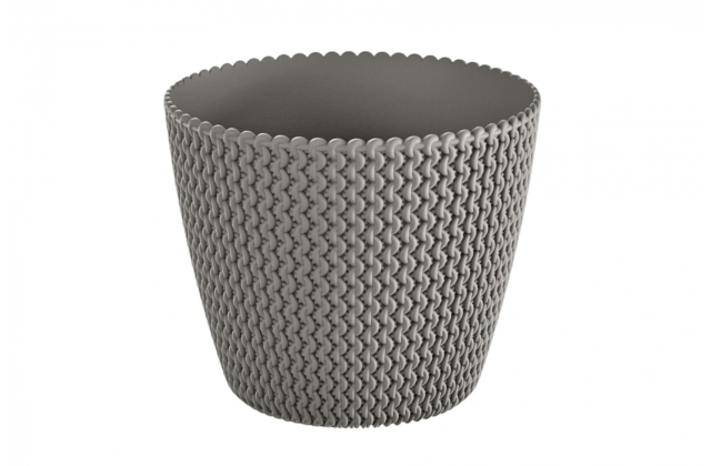 KV.DSP220 Splofy kvetinac 218x184 sivy 405U