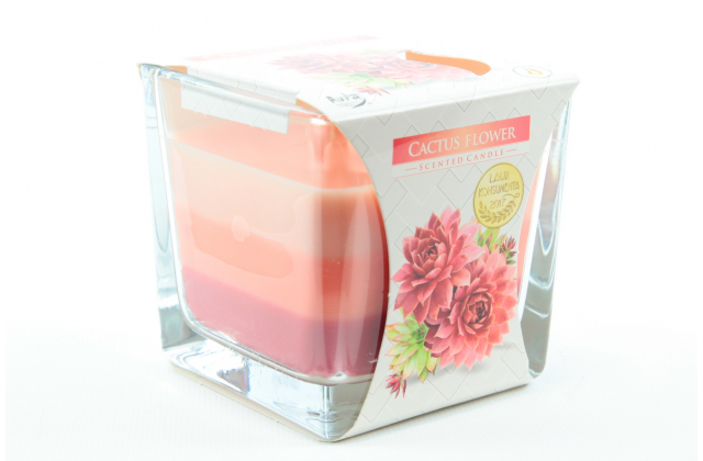 Sv.Sklo SNK80-312 Sviecka vonava 170gr/32hod.Cactus flower