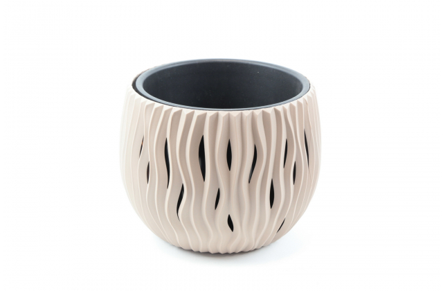 Kvetináč s vnútrom DSK180 Blowe Sandy mocca