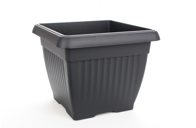 KV.DKWT37 Kwadrat Terra kvetinac 370x300x370 antracit S433