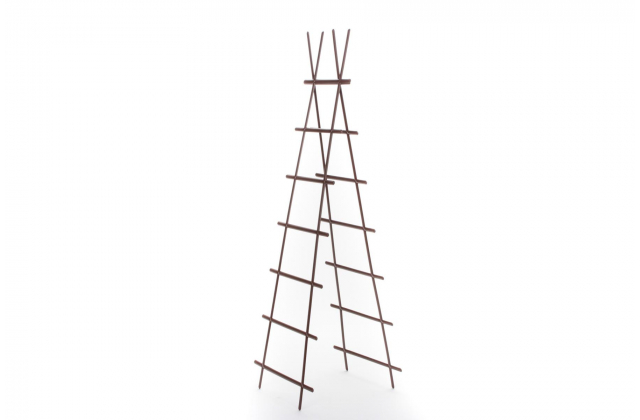 KV.IDR4 Drabinka Rebrik kvetinovy 200x67cm Hneda R222